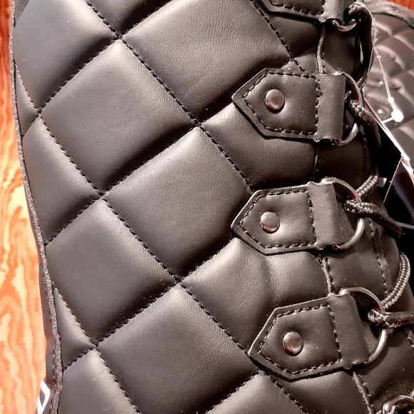 Arctix Women's Chalet Lace-Up Lined Tall Winter Boots Quilted Black Size 9 - Picture 8 of 16